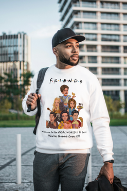 Friends TV Show Quote – Real World Funny Fan Art T-Shirt Design
