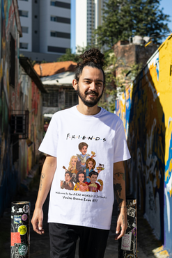 Friends TV Show Quote – Real World Funny Fan Art T-Shirt Design