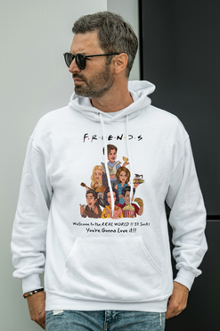 Friends TV Show Quote – Real World Funny Fan Art T-Shirt Design