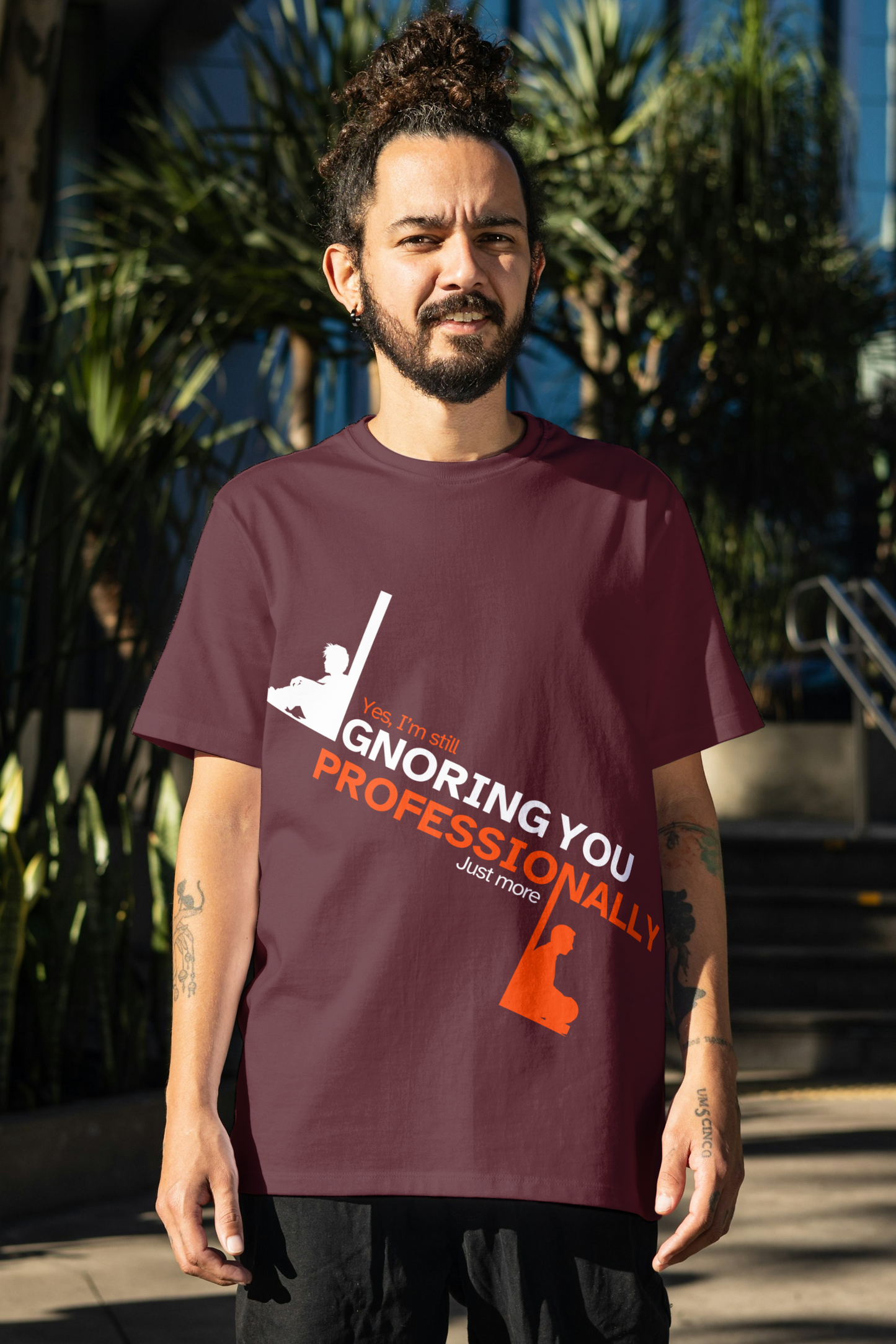 Still Ignoring You – Professional Sarcasm Funny Quote T-Shirt