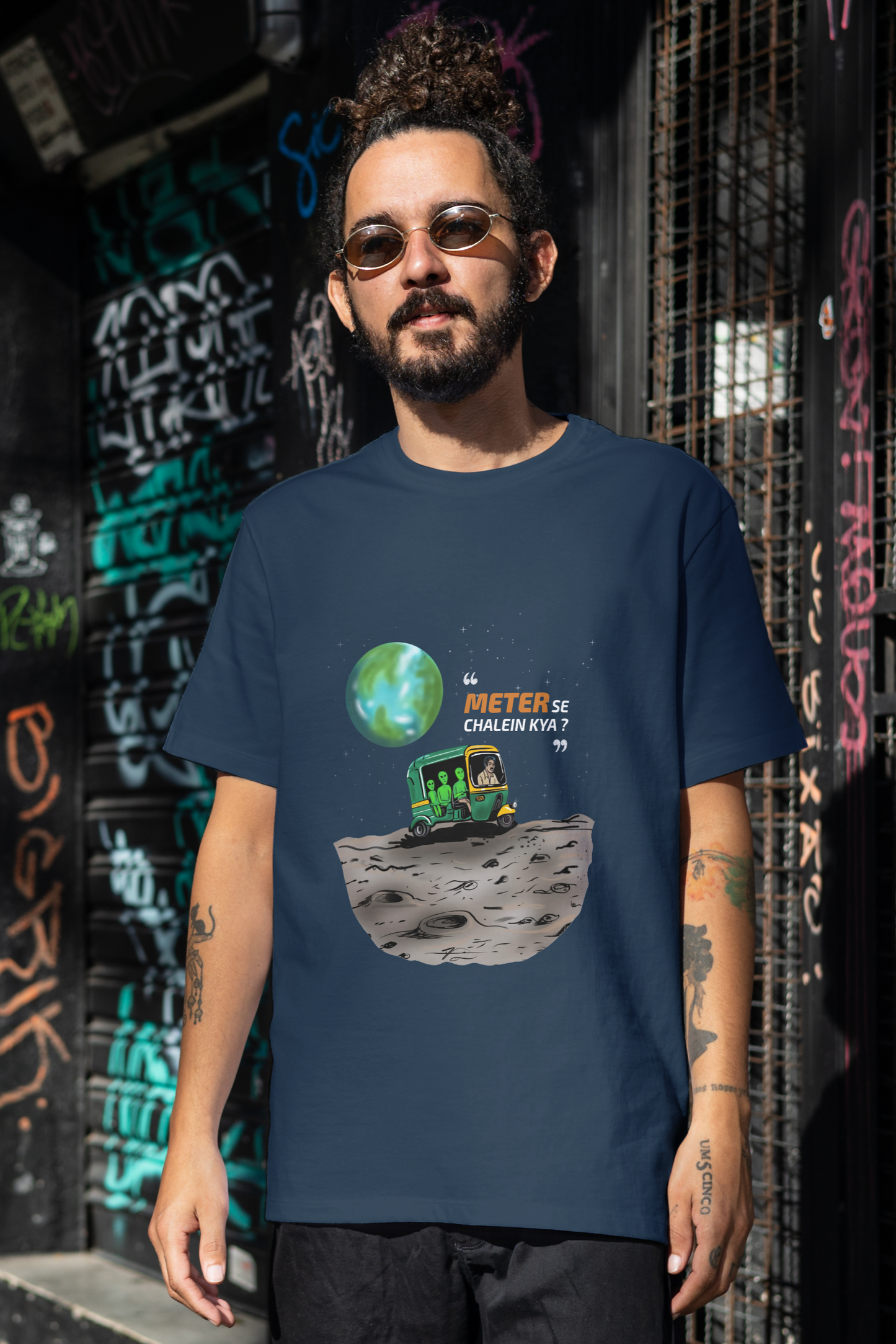 Funny Alien Auto Rickshaw Ride | Meter Se Chalein Kya? – Indian Meme Design