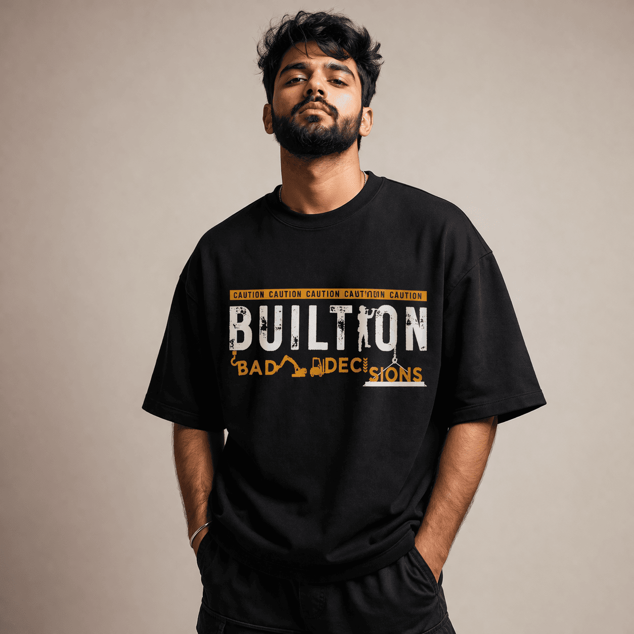 Built From Bad Decisions Oversized T-Shirt