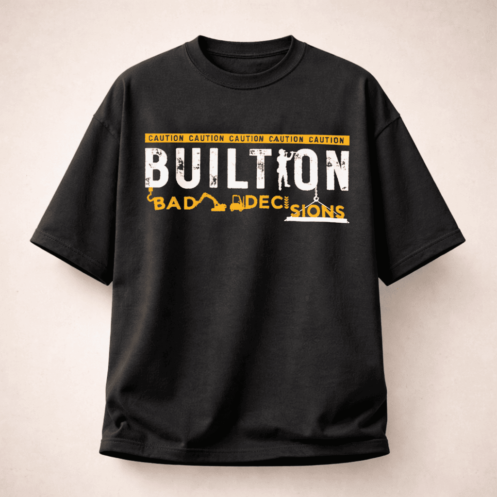 Built From Bad Decisions Oversized T-Shirt