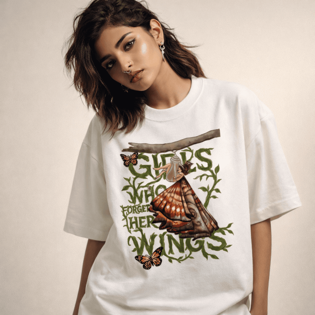 Forget Her Wings Oversized T-Shirt
