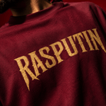 RASPUTIN Oversized Maroon T-Shirt - Soch Dost